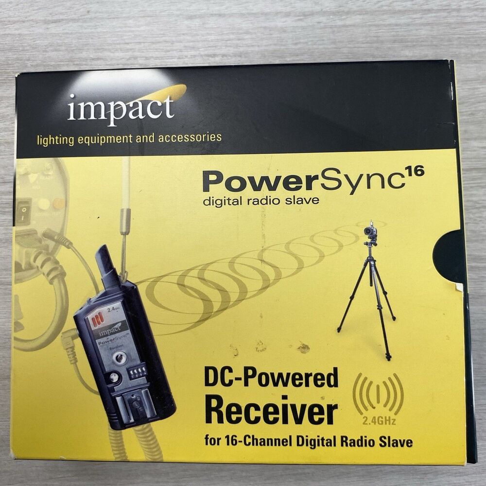 Impact Power Sync 16 Channel Digital Radio Slave DC Power Receiver Photography